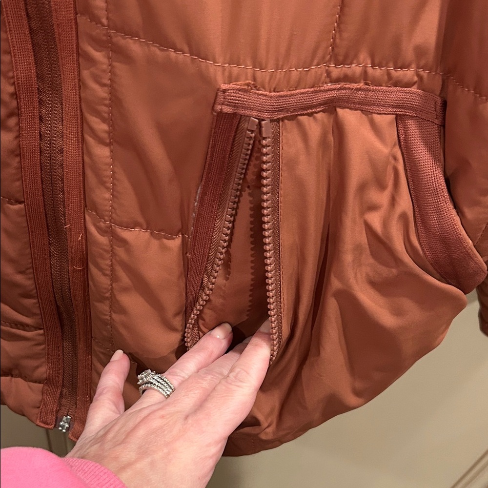 Women's Rust Padded Jacket - Picture 5 of 9
